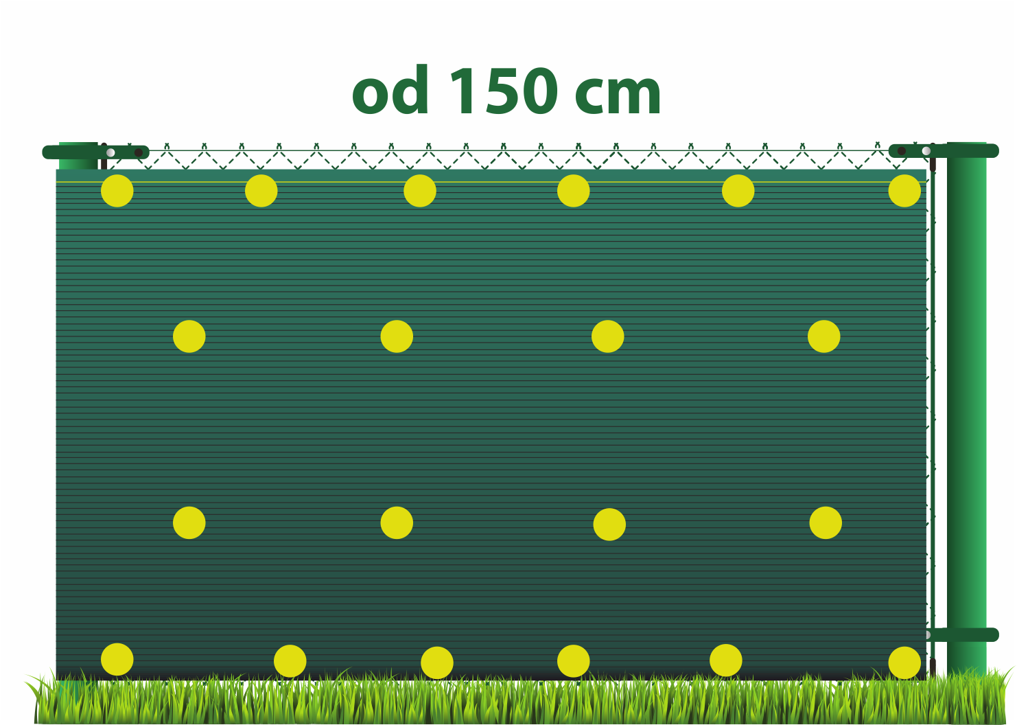 stínící tkanina od 150 cm